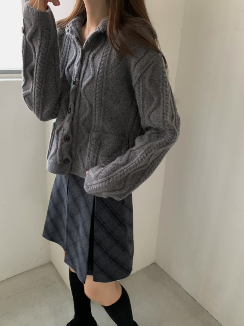 ANOU韓國直郵㊣女裝新款25秋冬人氣休閑熱賣時尚推薦針織衫ANOU針織衫