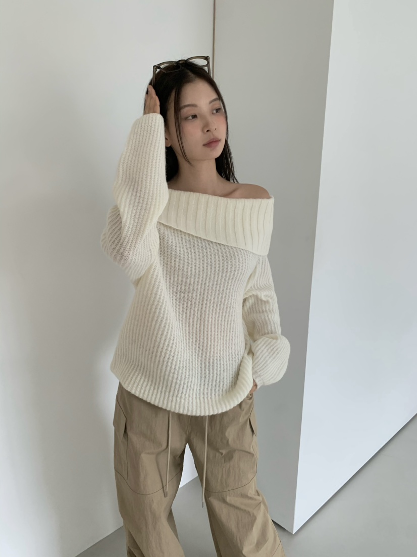 ANOU韓國直郵㊣女裝新品真品熱賣25秋冬推薦人氣時尚針織衫ANOU針織衫