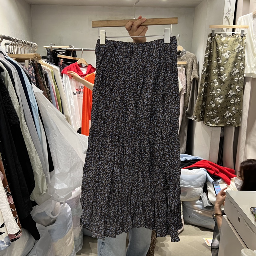 LOGROAD韓國代購㊣女士新品真品時尚推薦25秋冬半身裙中短裙LOG ROAD半身裙/中短裙圖色1