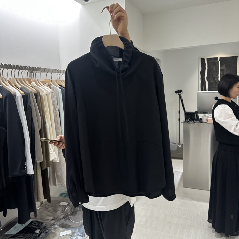 HAUTTE-P韓國直郵㊣女士新款人氣真品熱賣休閑襯衫蕾絲衫高領HAUTTE襯衫/蕾絲衫圖色3