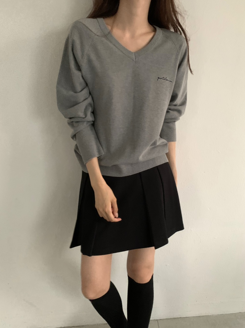 ANOU東大門㊣實拍女裝新款推薦25秋冬人氣熱賣時尚休閑針織衫ANOU針織衫
