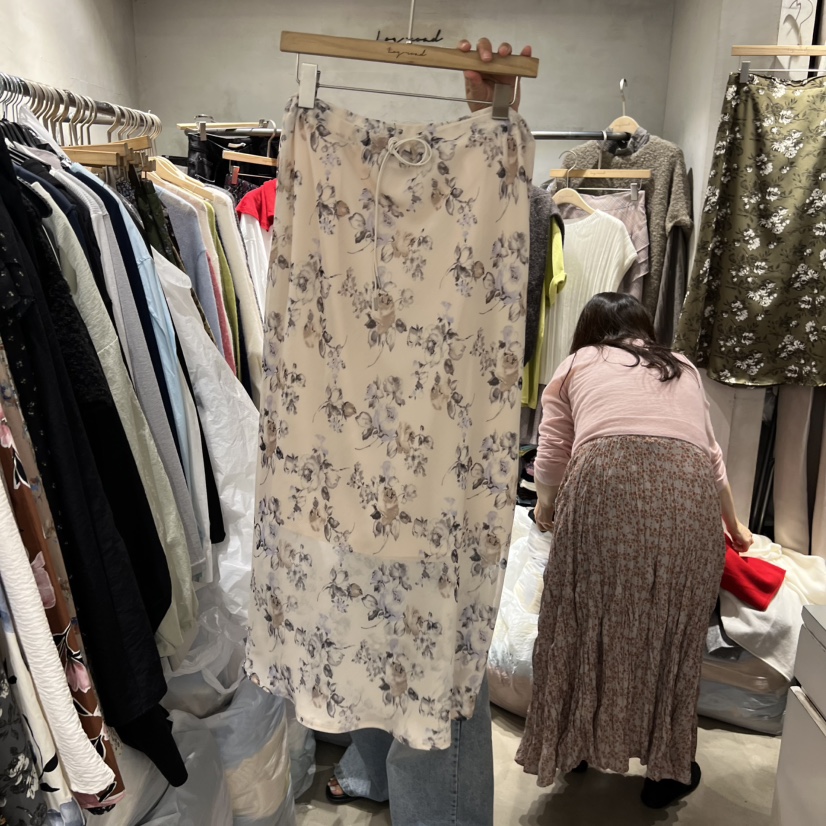 LOGROAD東大門㊣直郵女士新品25秋冬真品熱賣時尚半身裙中短裙LOG ROAD半身裙/中短裙圖色2