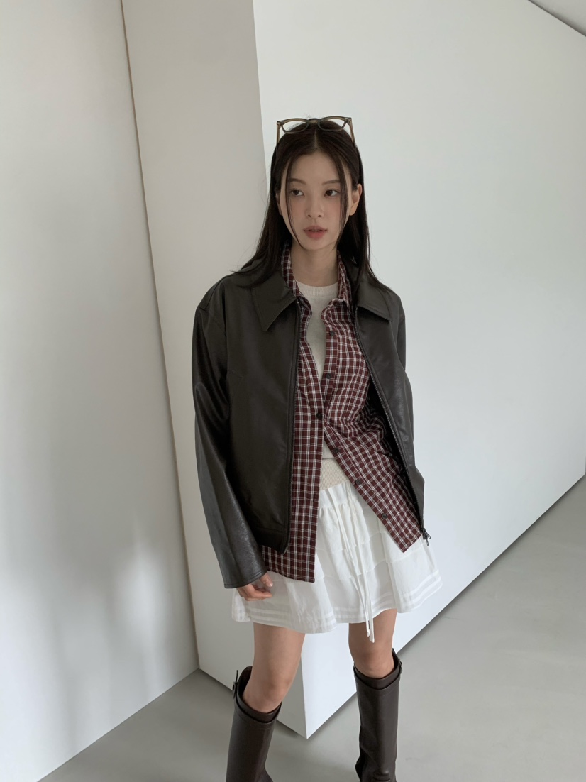ANOU東大門㊣直郵女士新款推薦時尚真品熱賣人氣職業休閑皮衣ANOU皮衣