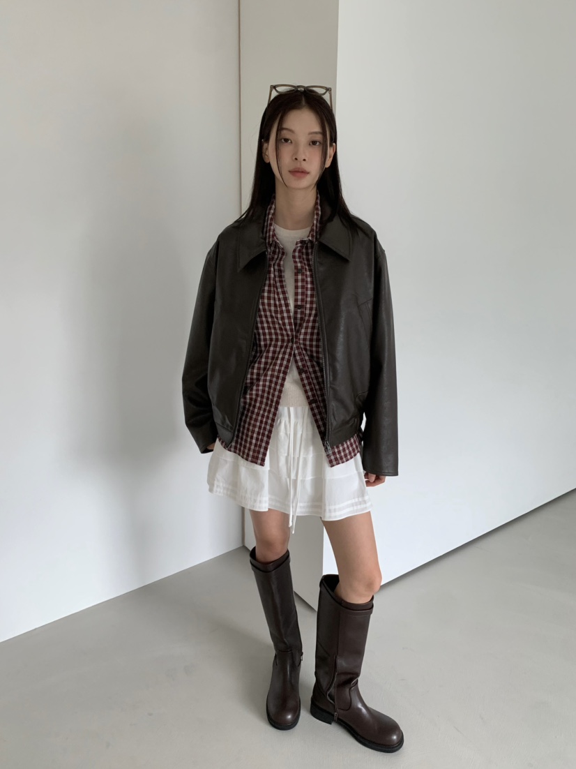 ANOU東大門㊣直郵女士新款推薦時尚真品熱賣人氣職業休閑皮衣ANOU皮衣