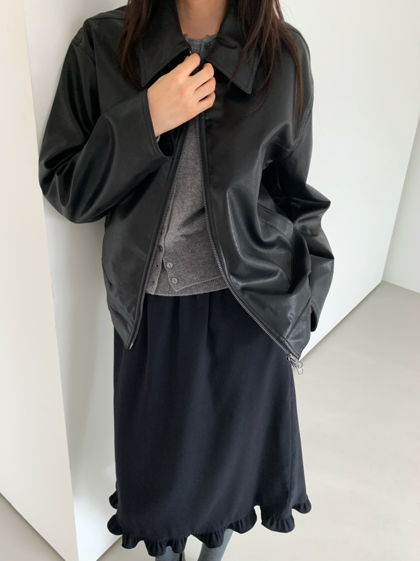 ANOU東大門㊣直郵女士新款推薦時尚真品熱賣人氣職業休閑皮衣ANOU皮衣