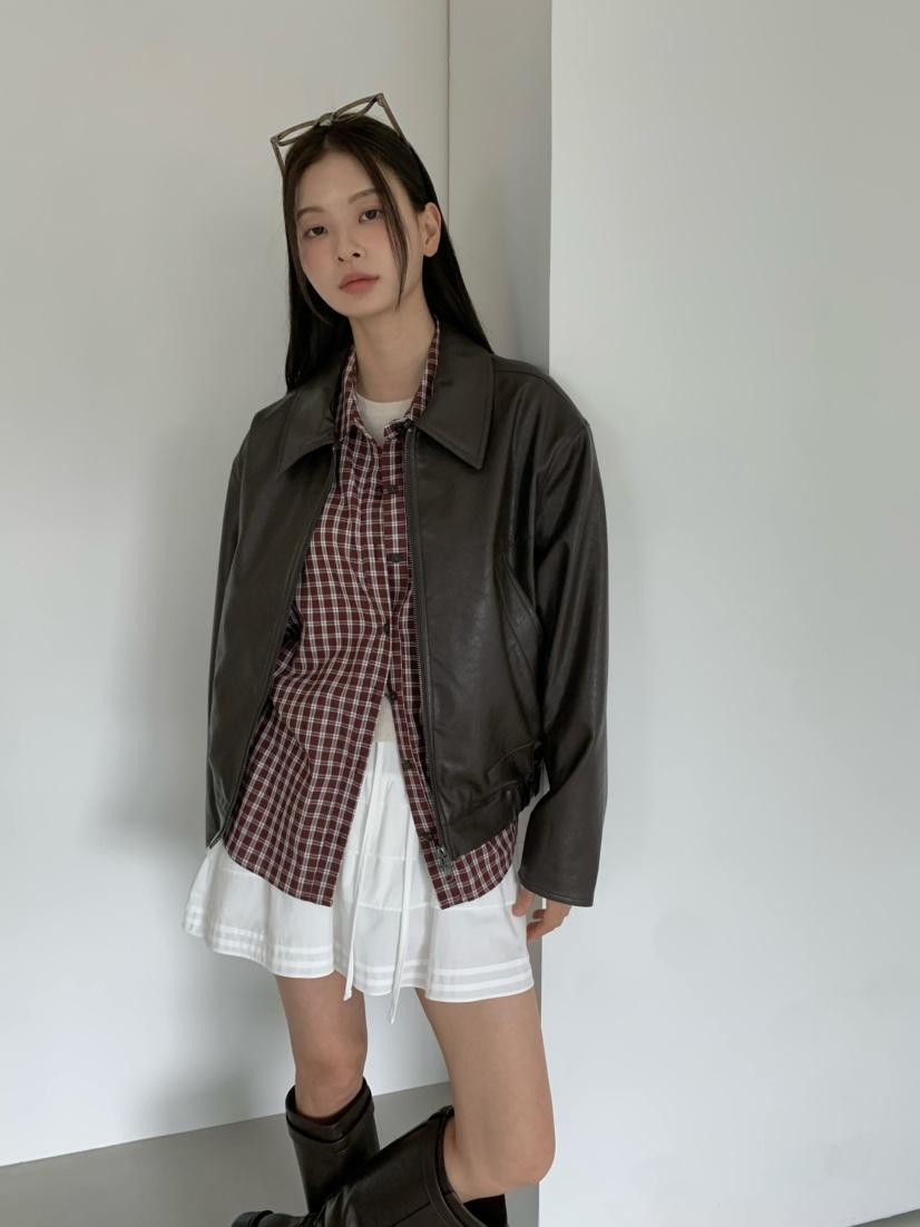 ANOU東大門㊣直郵女士新款推薦時尚真品熱賣人氣職業休閑皮衣ANOU皮衣