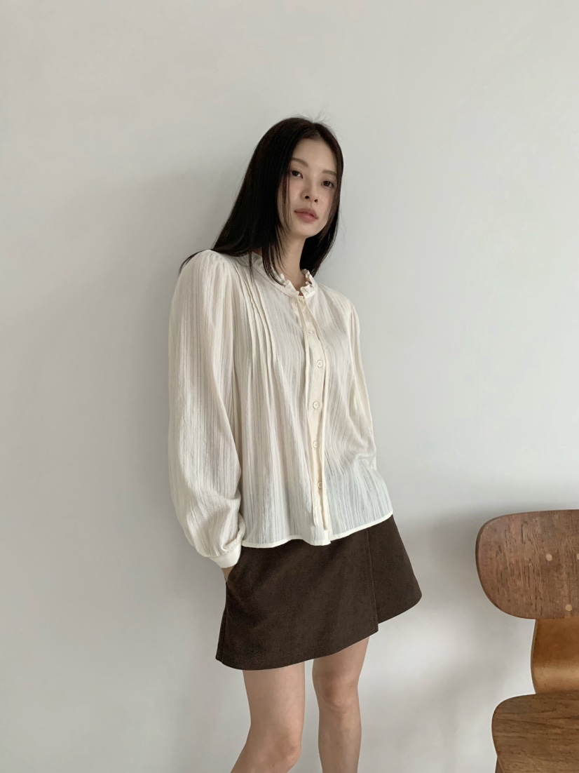 ANOU東大門㊣代購女裝新品熱賣人氣職業時尚25秋冬襯衫蕾絲衫ANOU襯衫/蕾絲衫
