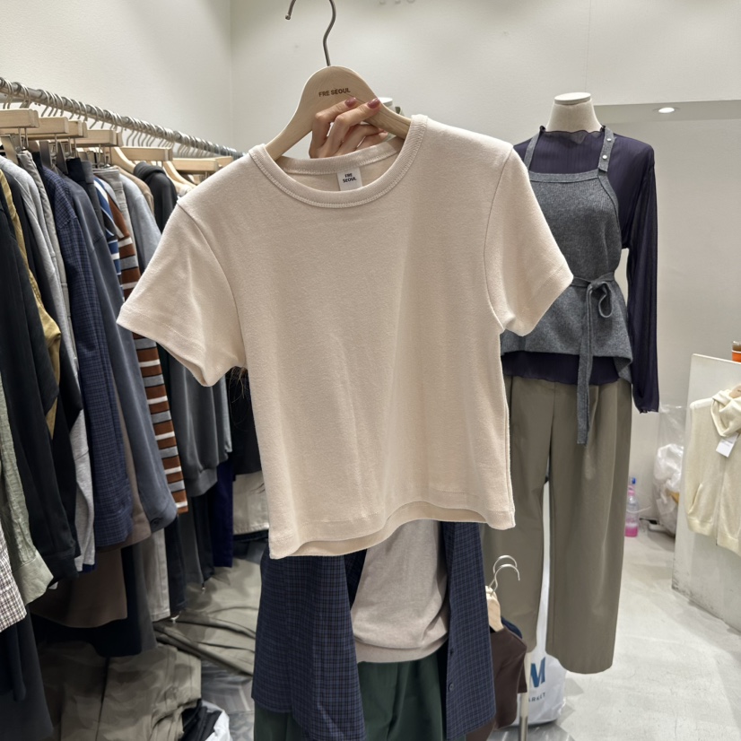 FRE東大門㊣直郵女裝新品人氣時尚推薦休閑熱賣真品25秋冬T恤FRET恤圖色1