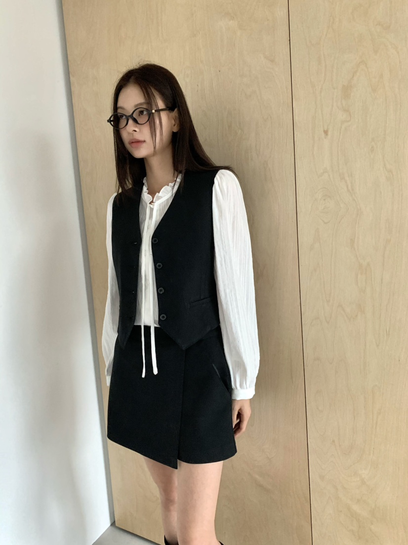 ANOU東大門㊣實拍女士新款休閑推薦職業真品時尚熱賣人氣馬甲ANOU馬甲
