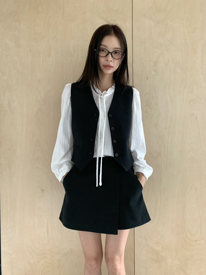ANOU東大門㊣實拍女士新款休閑推薦職業真品時尚熱賣人氣馬甲ANOU馬甲