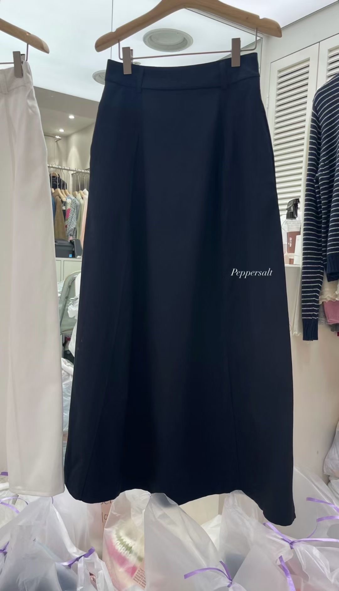 PEPPER 페페韓國直郵㊣女士新品人氣推薦真品熱賣職業長裙PEPPER-OT長裙圖色2