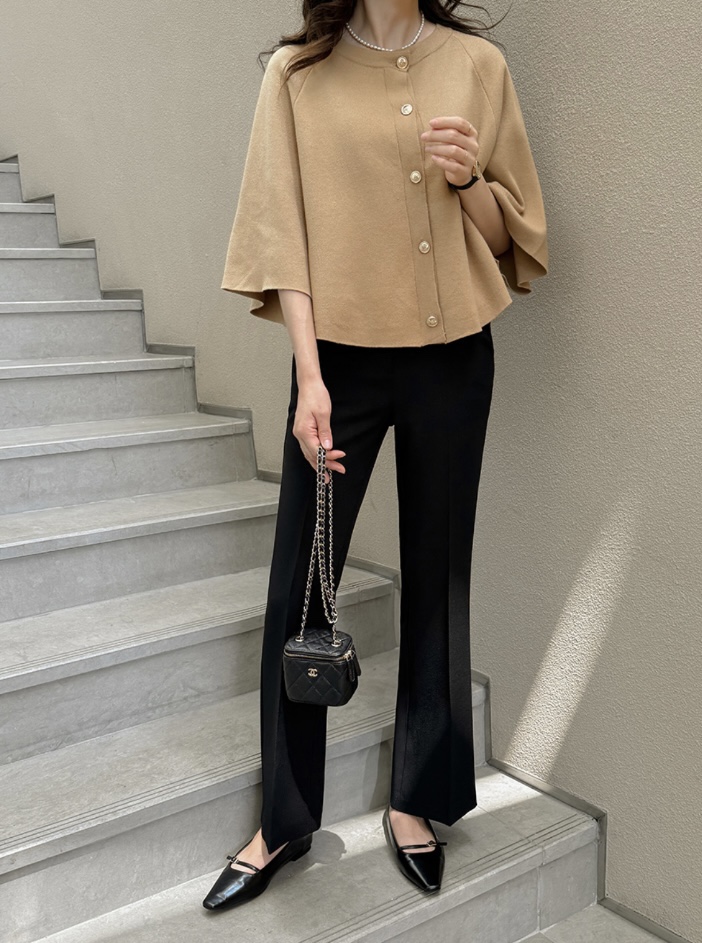 I BLLE東大門㊣直郵女裝新款時尚職業真品25秋冬休閑針織衫I BLLE針織衫