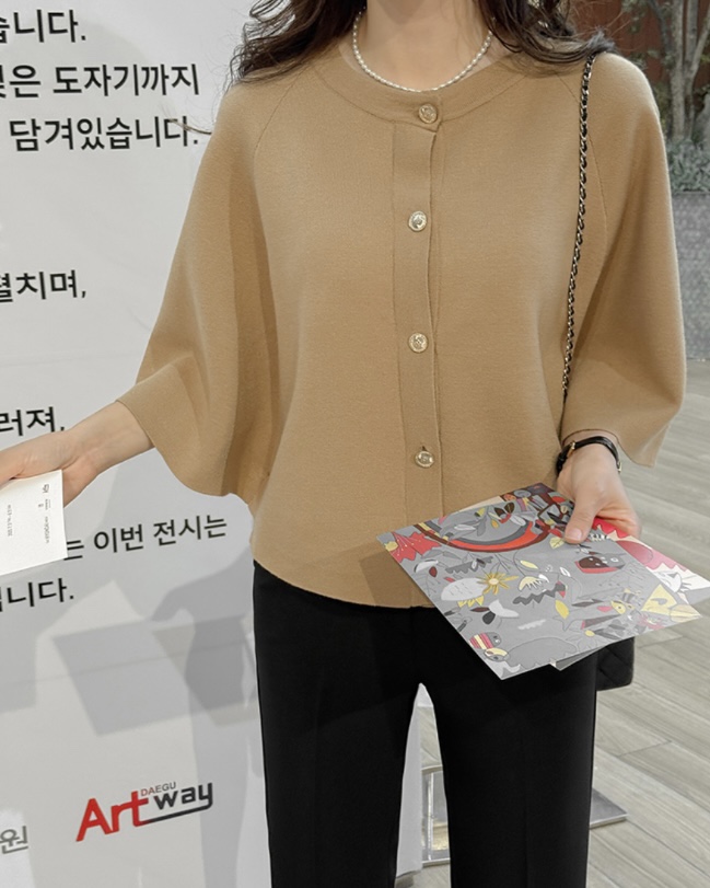 I BLLE東大門㊣直郵女裝新款時尚職業真品25秋冬休閑針織衫I BLLE針織衫