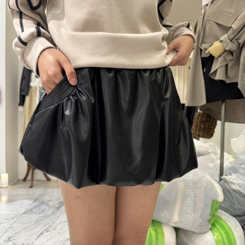 I BLLE韓國直郵㊣女士新款推薦真品人氣25秋冬休閑熱賣短裙I BLLE短裙圖色3