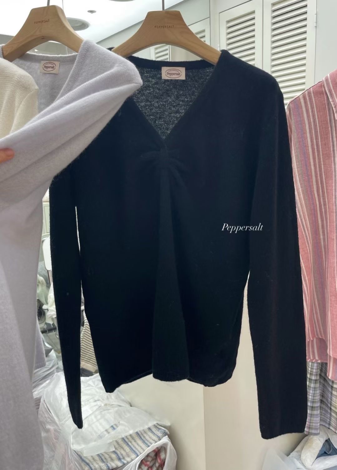 PEPPER 페페韓國代購㊣女裝新品推薦熱賣休閑職業人氣針織衫PEPPER-OT針織衫圖色3