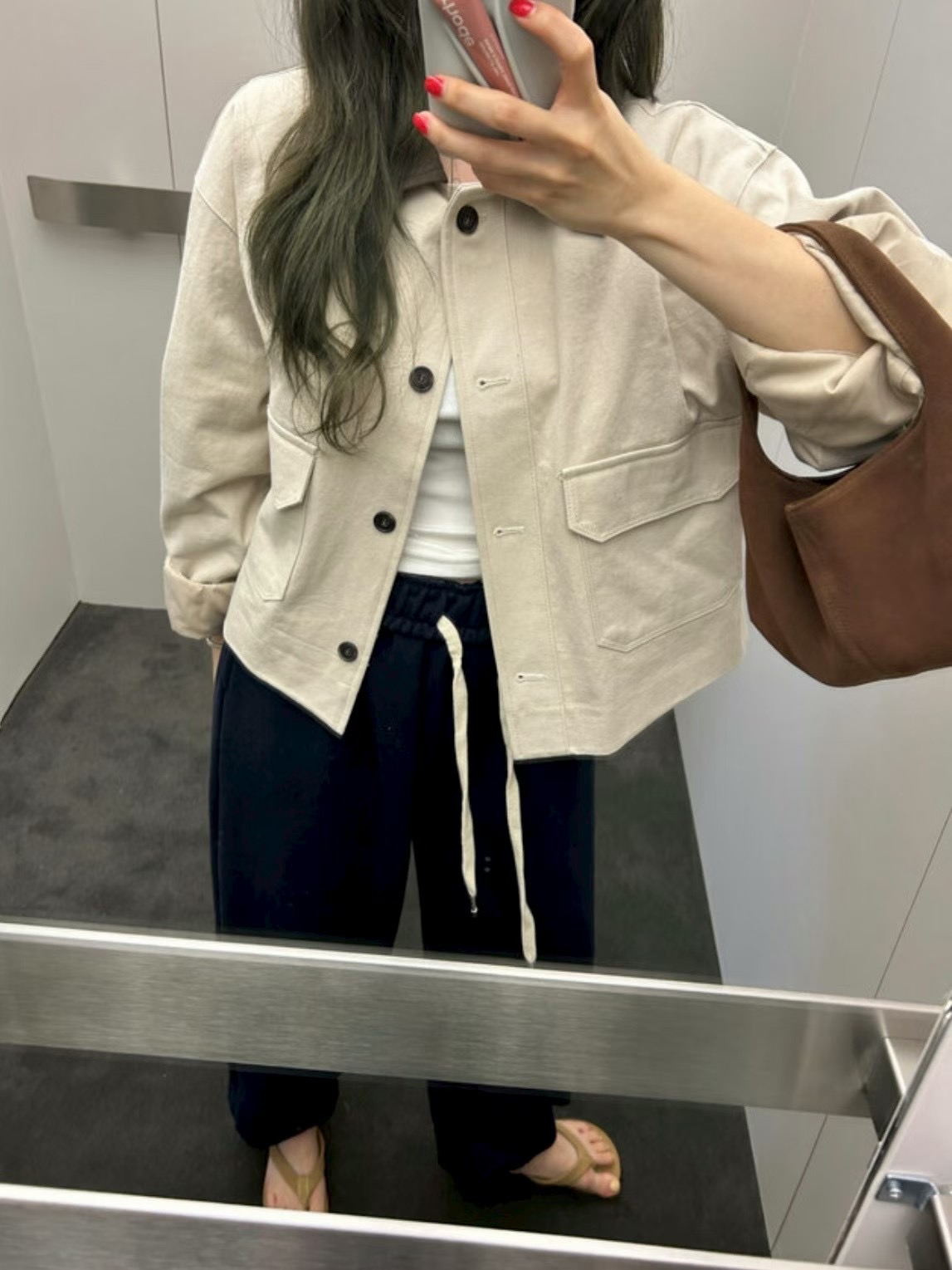 POETE-OT東大門㊣實拍女士新品休閑人氣真品25秋冬休閑褲腰帶POETE休閑褲圖色3