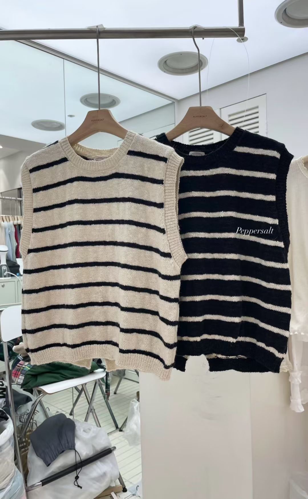 PEPPER 페페東大門㊣代購女士新品熱賣人氣時尚真品吊帶背心PEPPER-OT吊帶/背心圖色2左二色