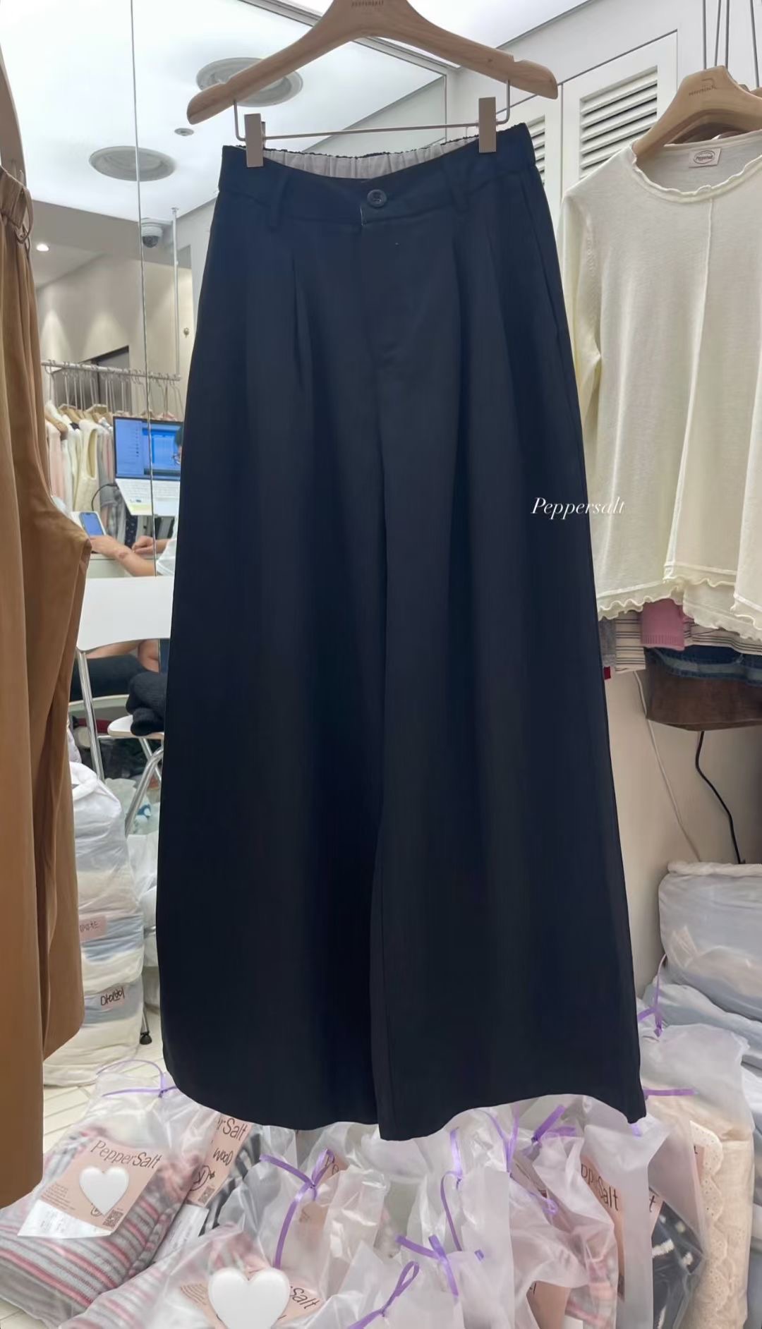 PEPPER 페페韓國直郵㊣女士新款時尚推薦熱賣職業休閑休閑褲PEPPER-OT休閑褲圖色3