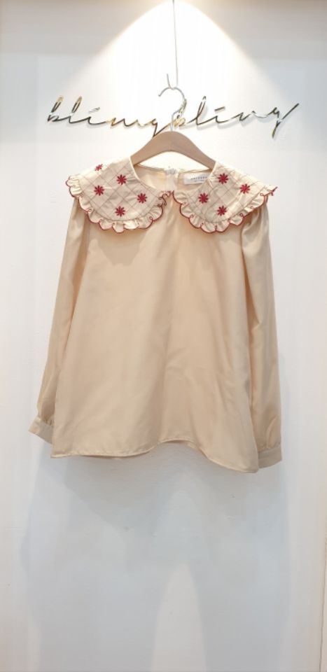 BLING BLING-S韓國代購㊣女士新品職業真品時尚襯衫蕾絲衫BLING BLING-S襯衫/蕾絲衫圖色2