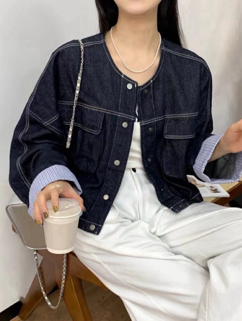 MILK TEA東大門㊣直郵女裝新款熱賣真品時尚休閑人氣25秋冬夾克MILK TEA夾克