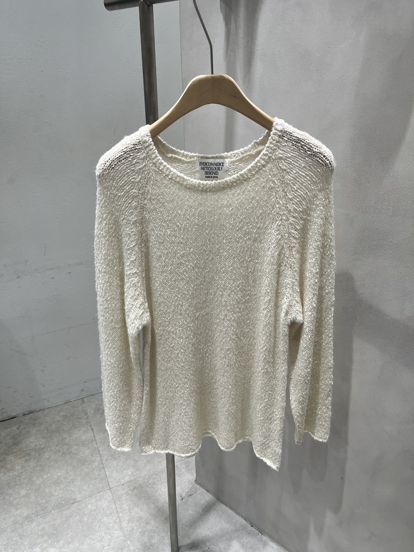 EVERCOMMERCE METICULOUSLY DESIGNED東大門㊣代購女裝新品職業針織衫EVERCOMMERCE針織衫圖色3