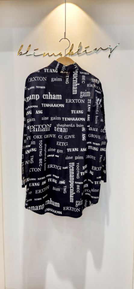 BLING BLING-S韓國直郵㊣女士新品25秋冬休閑熱賣襯衫蕾絲衫BLING BLING-S襯衫/蕾絲衫