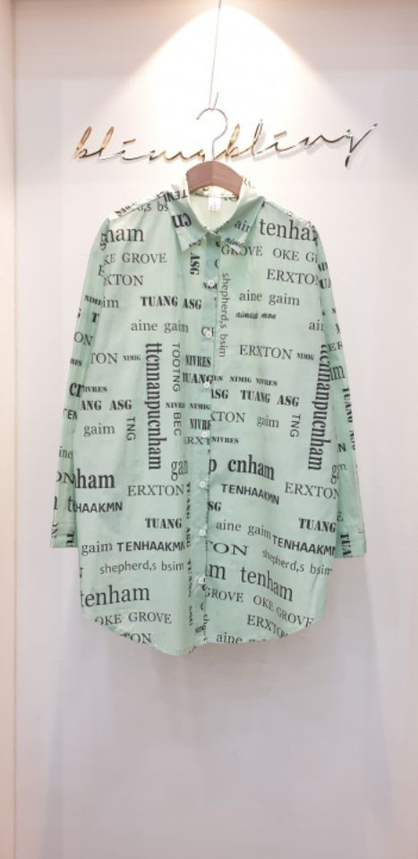 BLING BLING-S韓國直郵㊣女士新品25秋冬休閑熱賣襯衫蕾絲衫BLING BLING-S襯衫/蕾絲衫圖色1