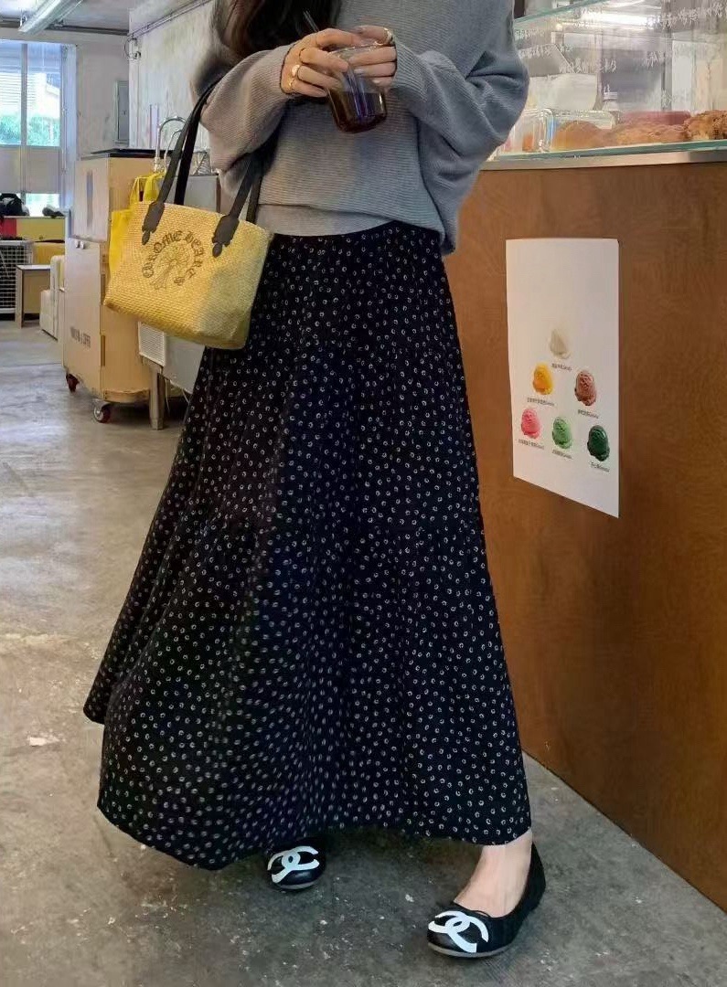 MILK TEA東大門㊣直郵女裝新款休閑真品職業25秋冬人氣長裙MILK TEA長裙
