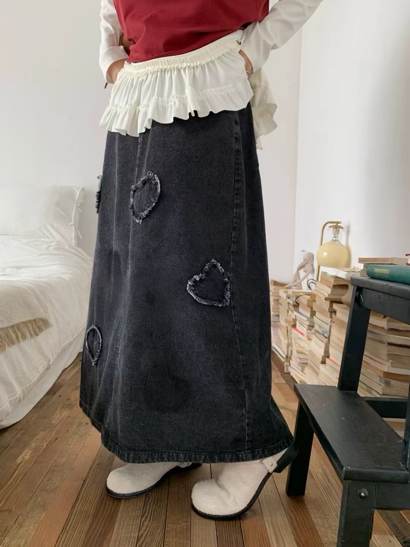 MILK TEA韓國代購㊣女士新款職業人氣休閑推薦真品25秋冬長裙MILK TEA長裙