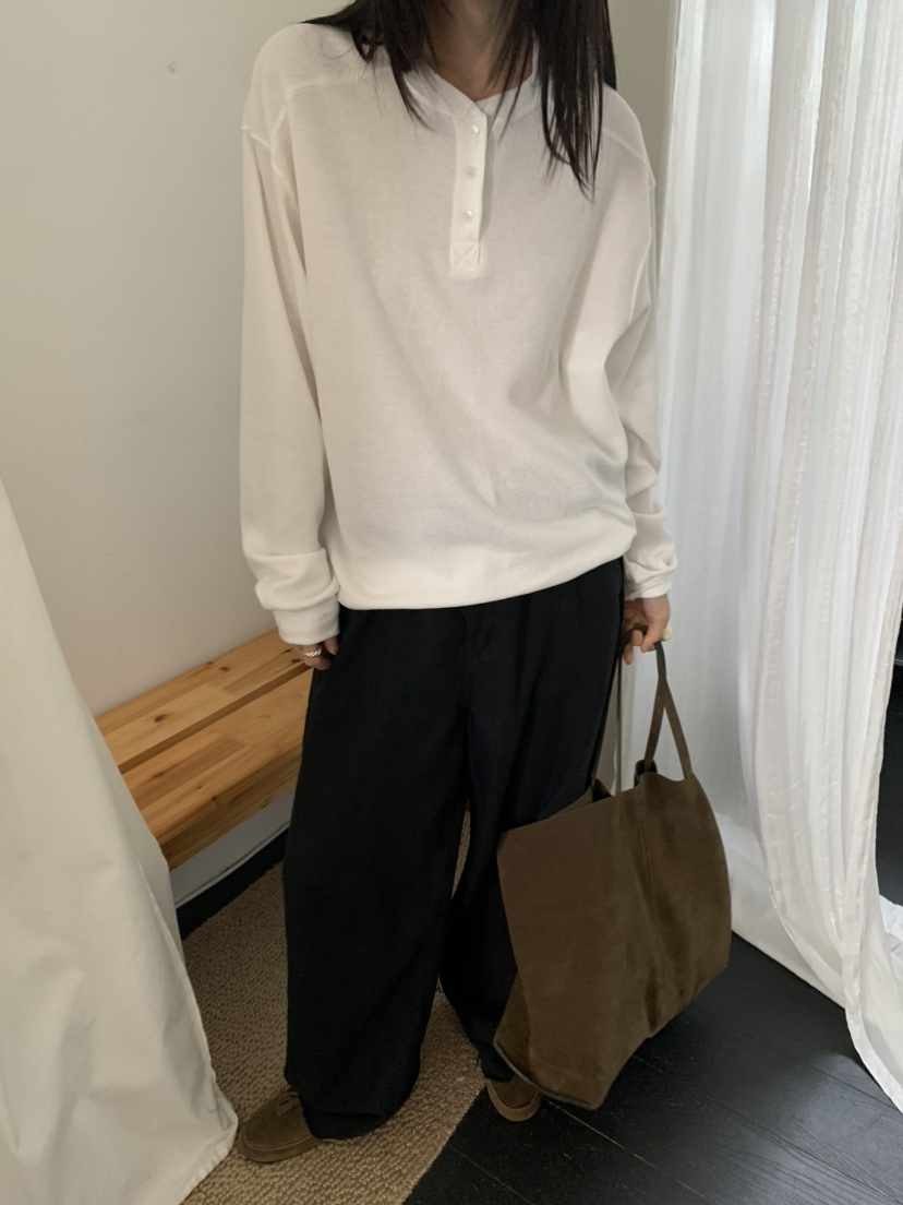 OURS東大門㊣實拍女裝新品人氣熱賣推薦時尚職業真品長袖T恤OURS長袖T恤