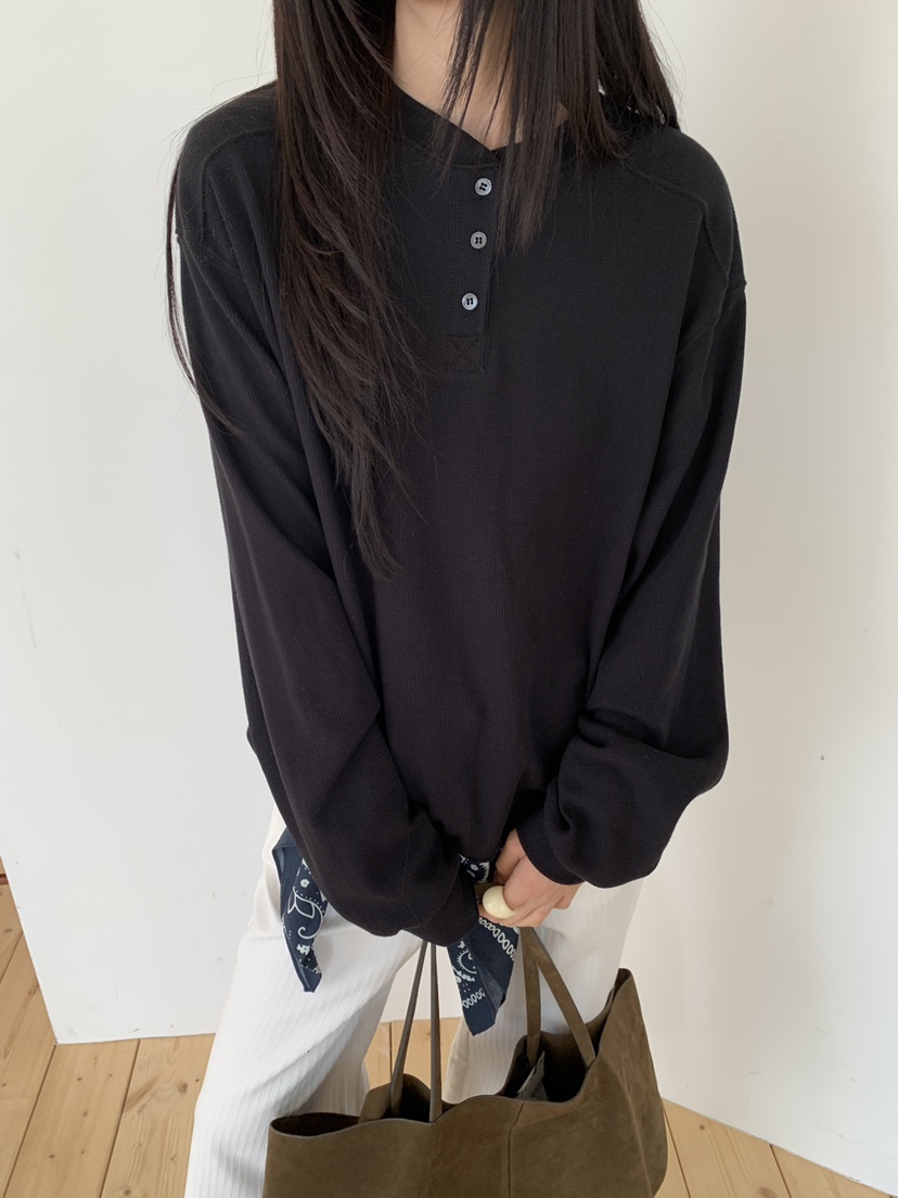 OURS東大門㊣實拍女裝新品人氣熱賣推薦時尚職業真品長袖T恤OURS長袖T恤