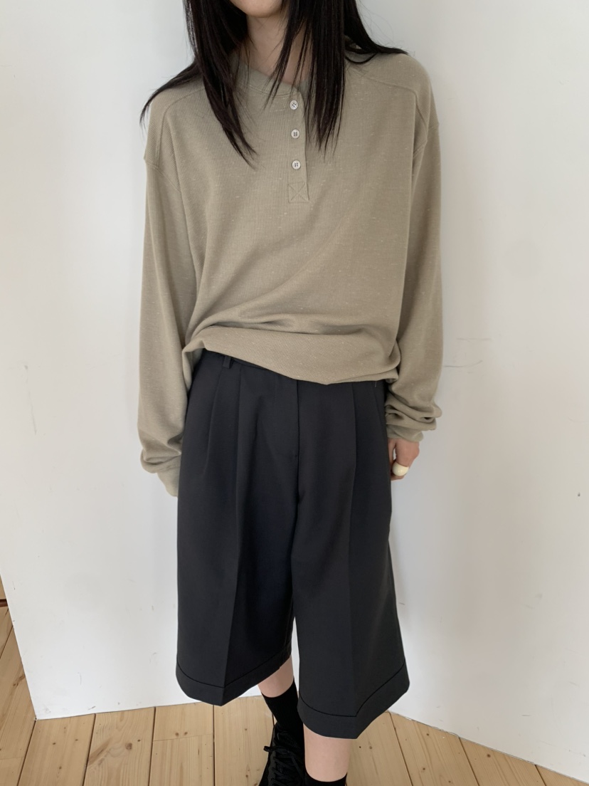 OURS東大門㊣實拍女裝新品人氣熱賣推薦時尚職業真品長袖T恤OURS長袖T恤