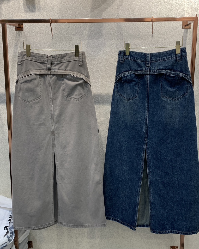 SYMBOL東大門㊣實拍女士新品休閑推薦真品熱賣長裙工裝褶皺SYMBOL長裙