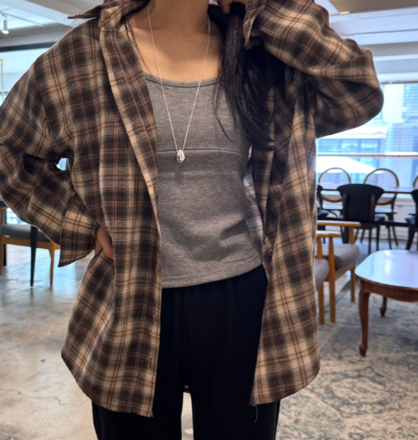 EOMPIT東大門㊣實拍女裝新品推薦熱賣時尚襯衫蕾絲衫不含內搭EOMPIT襯衫/蕾絲衫圖色2