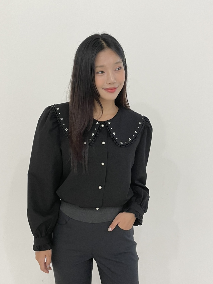 ANNA VERRY-P東大門㊣直郵女士新款熱賣人氣真品襯衫蕾絲衫ANNA VERRY-P襯衫/蕾絲衫圖色2