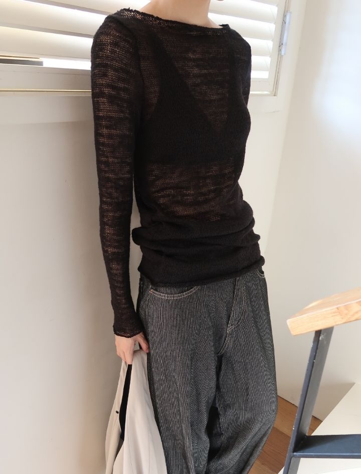 LIVE FOREVER韓國直郵㊣女士新品25秋冬時尚人氣真品針織衫LIVE FOR_EVER針織衫