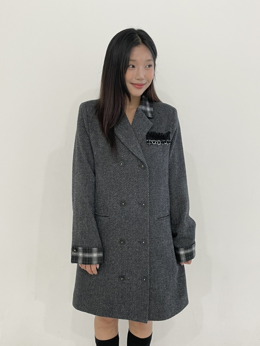 ANNA VERRY-P東大門㊣直郵女裝新品推薦職業休閑25秋冬夾克ANNA VERRY-P夾克