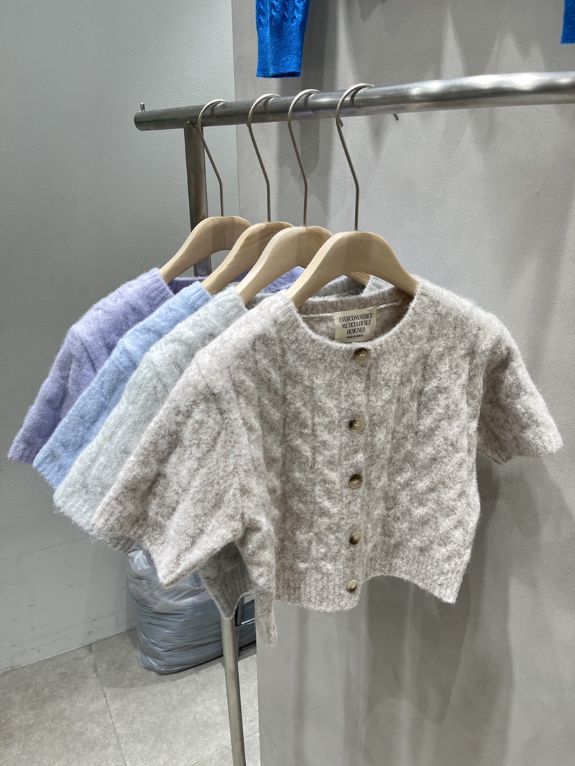 EVERCOMMERCE METICULOUSLY DESIGNED東大門㊣代購女裝新品推薦針織衫羊毛混紡EVERCOMMERCE針織衫