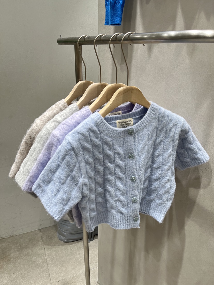 EVERCOMMERCE METICULOUSLY DESIGNED東大門㊣代購女裝新品推薦針織衫羊毛混紡EVERCOMMERCE針織衫