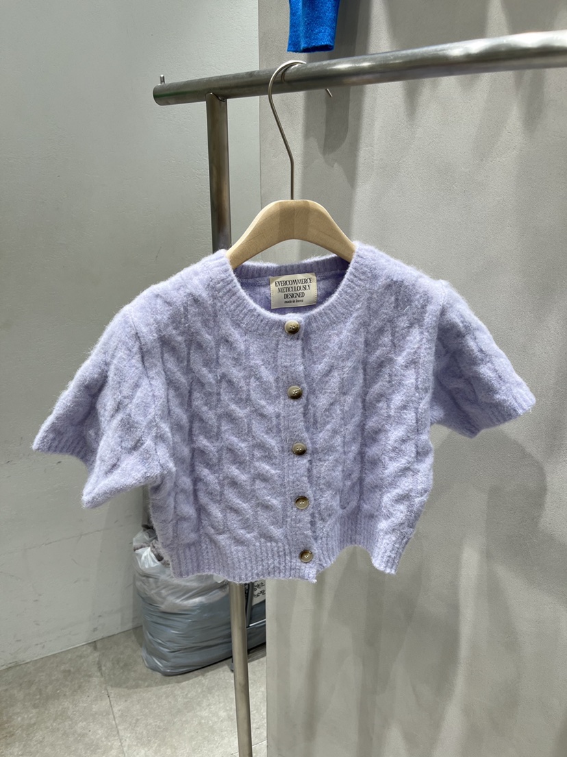 EVERCOMMERCE METICULOUSLY DESIGNED東大門㊣代購女裝新品推薦針織衫羊毛混紡EVERCOMMERCE針織衫圖色1