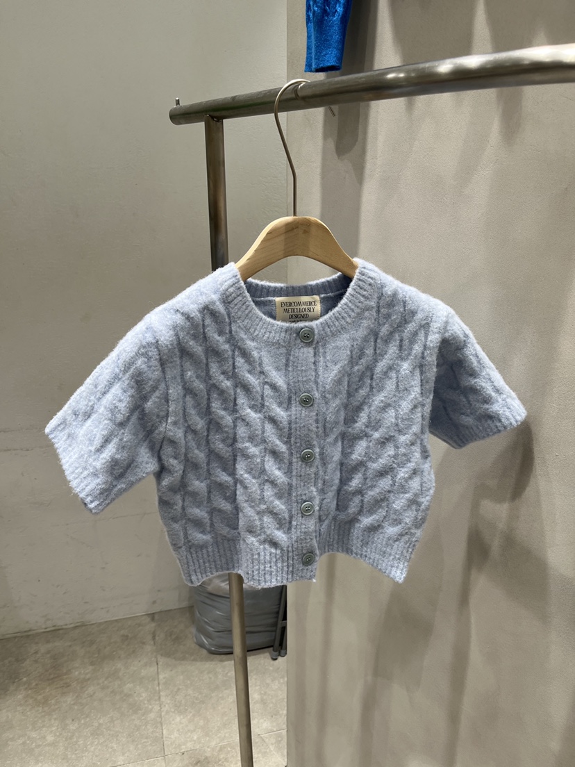 EVERCOMMERCE METICULOUSLY DESIGNED東大門㊣代購女裝新品推薦針織衫羊毛混紡EVERCOMMERCE針織衫圖色2