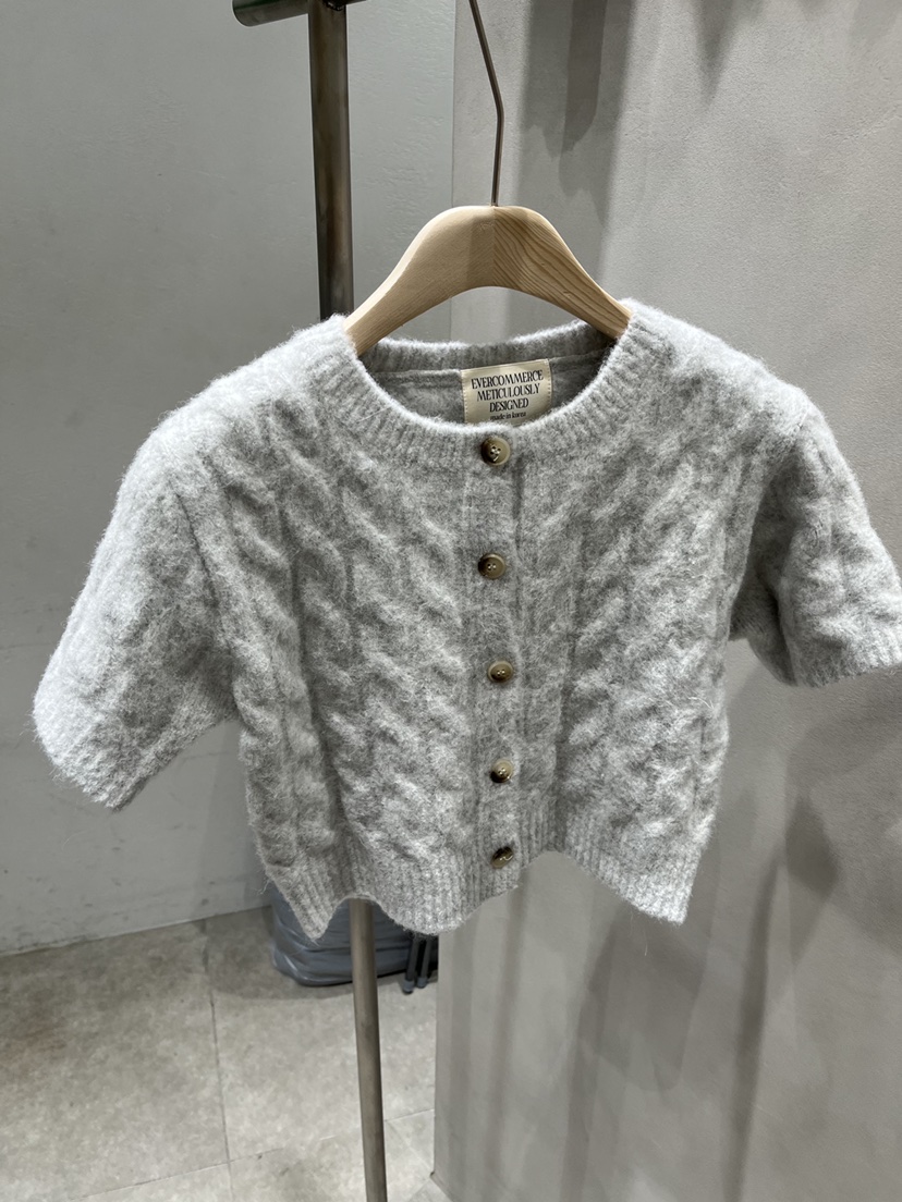 EVERCOMMERCE METICULOUSLY DESIGNED東大門㊣代購女裝新品推薦針織衫羊毛混紡EVERCOMMERCE針織衫圖色3