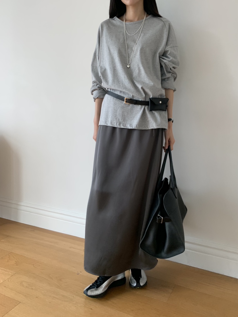 GAMDONG東大門㊣直郵女裝新品時尚職業休閑25秋冬推薦熱賣長裙GAMDONG長裙