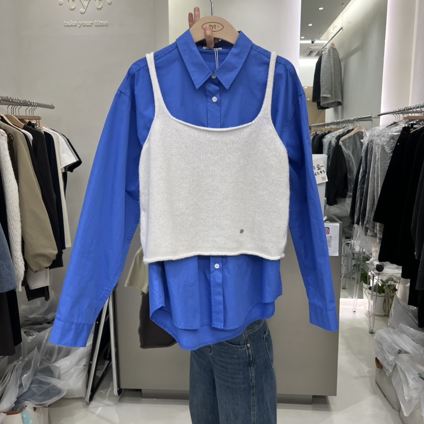 TAKE YOUE TIME東大門㊣代購女士新款25秋冬吊帶背心不含內搭TAKE YOUE TIME吊帶/背心圖色3