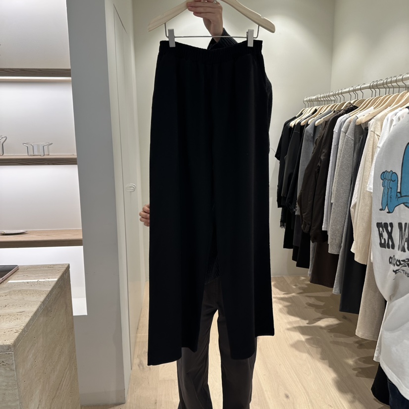 LIFFEY韓國代購㊣女士新品人氣時尚真品25秋冬推薦休閑褲羊毛LIFFEY休閑褲圖色2