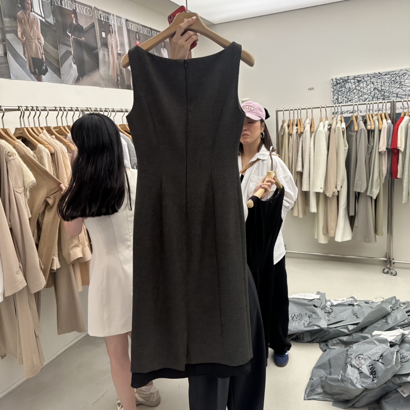 MER東大門㊣實拍女士新款真品25秋冬熱賣休閑推薦人氣連衣裙MER/ANGELO BIANCO連衣裙