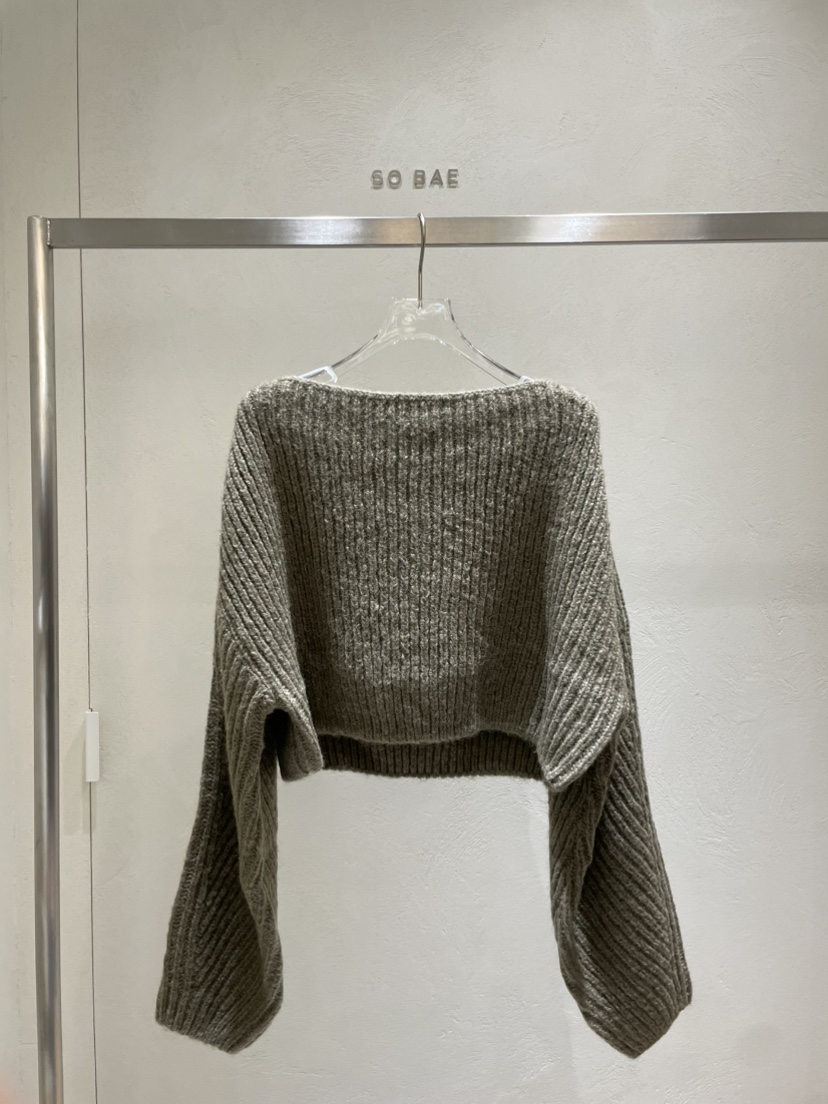 空東大門㊣實拍女裝新品休閑人氣真品時尚職業推薦25秋冬針織衫SO BAE針織衫圖色1