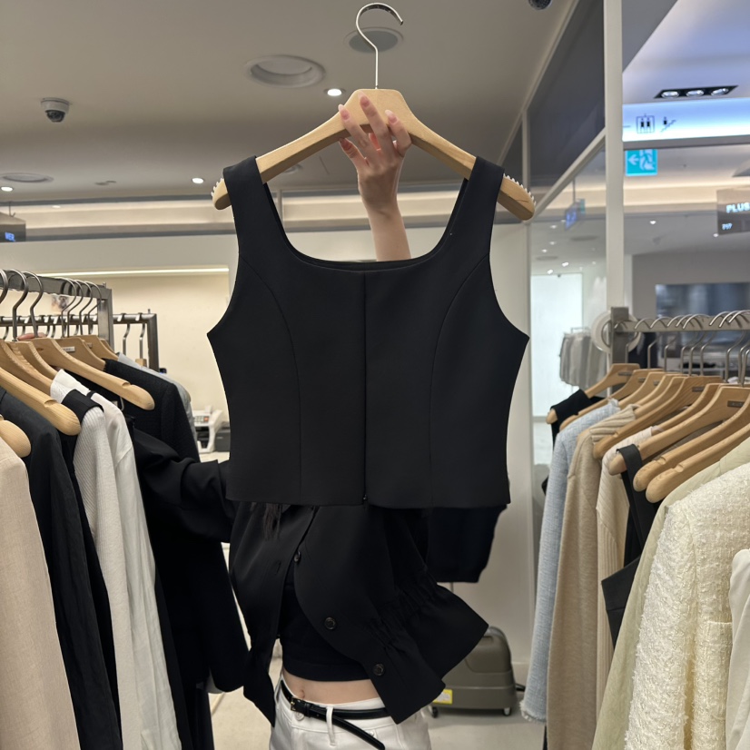 MER東大門㊣直郵女裝新品推薦休閑25秋冬熱賣吊帶背心不含內搭MER/ANGELO BIANCO吊帶/背心