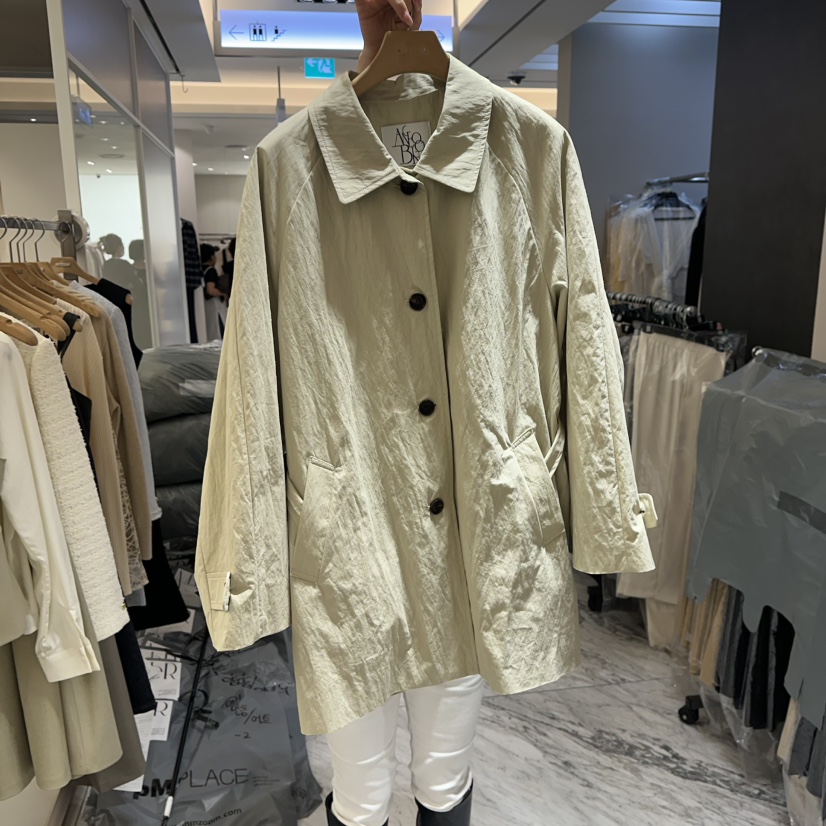 MER東大門㊣代購女士新品休閑熱賣職業推薦人氣真品夾克含腰帶MER/ANGELO BIANCO夾克圖色1