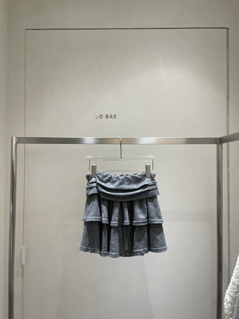 空東大門㊣實拍女裝新款休閑熱賣25秋冬人氣時尚職業推薦短裙SO BAE短裙圖色1